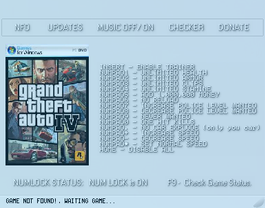 《GTA4 侠盗猎车手4（Grand Theft Auto IV）》v1.0.7十二项修改器-Mods8游戏网