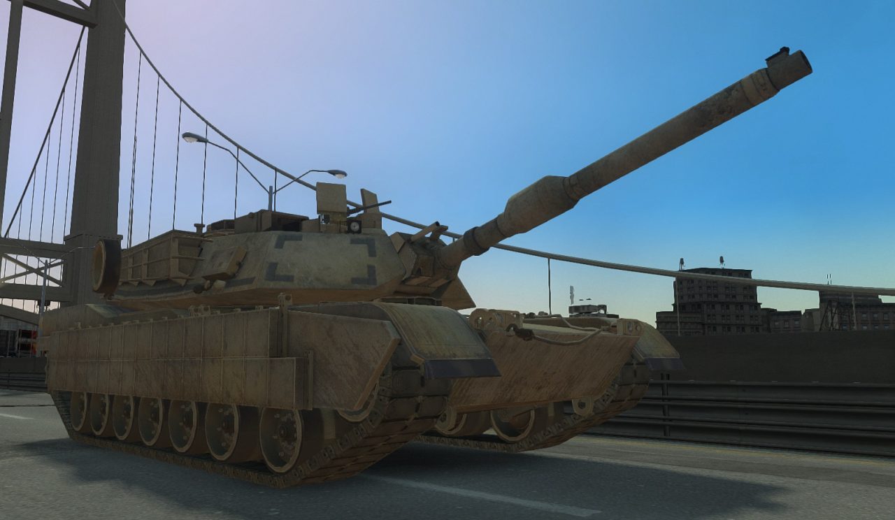 GTA4 侠盗猎车手4 M1A2坦克MOD-Mods8游戏网