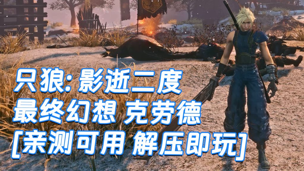 只狼：影逝二度 MOD整合版 [主角变成 最终幻想 克劳德 斯特莱夫] 简体中文 免安装 绿色版 [亲测可用 解压即玩]【13.0GB】-Mods8游戏网