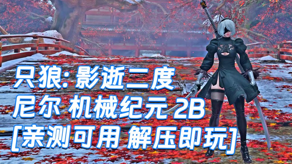 只狼：影逝二度 MOD整合版 [主角变成 尼尔 机械纪元 2B小姐姐] 简体中文 免安装 绿色版 [亲测可用 解压即玩]【13.0GB】-Mods8游戏网